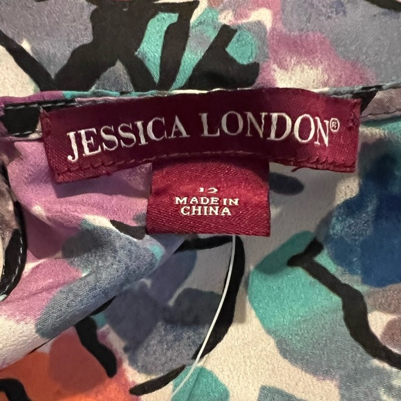 ⭐️3 For $25 Jessica Howard Floral Multicolor Top - Picture 6 of 8